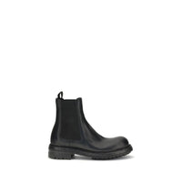 Dolce & Gabbana Black Calf Leather Bos Taurus Chelsea Boots