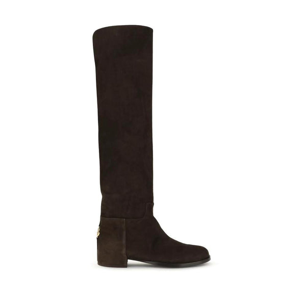 Dolce & Gabbana Brown Calf Leather Bos Taurus Ankle Boots by Dolce & Gabbana