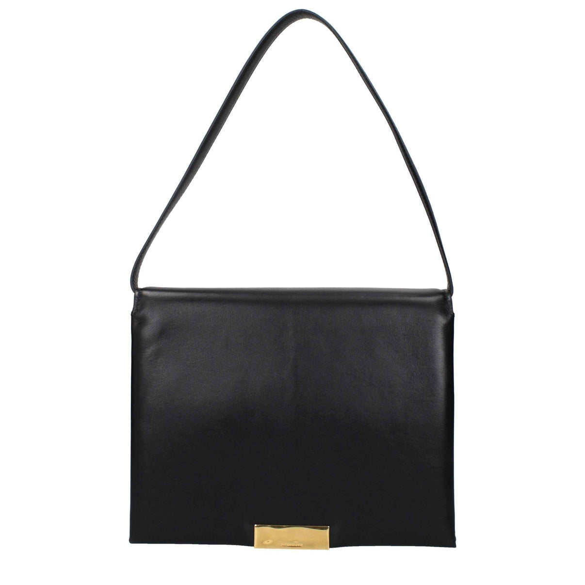 Jil Sander Black Leather Shoulder Bag