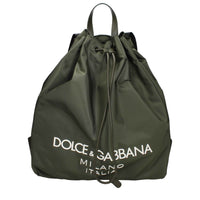 Dolce & Gabbana Green Nylon Backpack