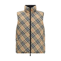Burberry Black Polyester Sleveless Jacket