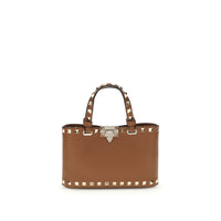 Valentino Garavani Brown Leather Shoulder Bag