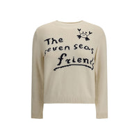 Max Mara Cream Cotton Sweatshirt