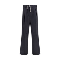 Margiela Gray Wool Casual Pants