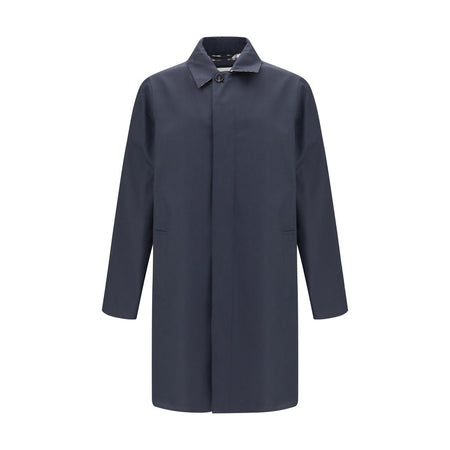 Burberry Blue Cotton Coat