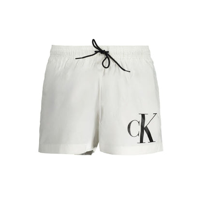 Calvin Klein White Polyester Swimwear