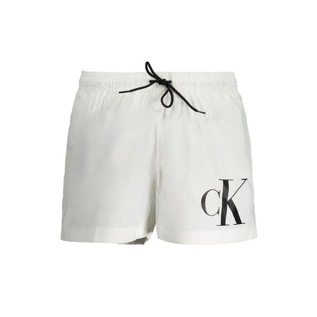 Calvin Klein White Polyester Swimwear