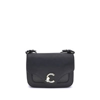 Coccinelle Black Calf Leather Bos Taurus Shoulder Bag