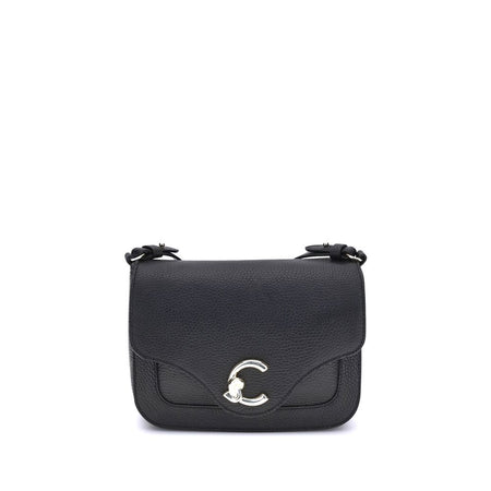 Coccinelle Black Calf Leather Bos Taurus Shoulder Bag