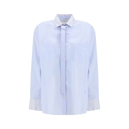 Forte_Forte Light Blue Cotton Dress Shirt