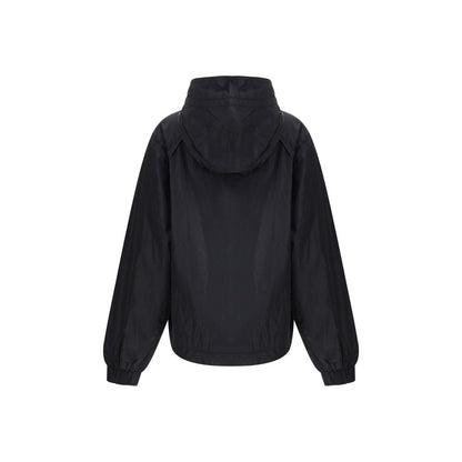 Ganni Black Nylon Shell Jacket