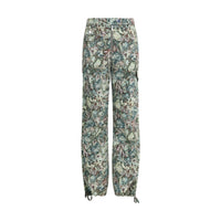 Ganni Multicolor Cotton Casual Pants