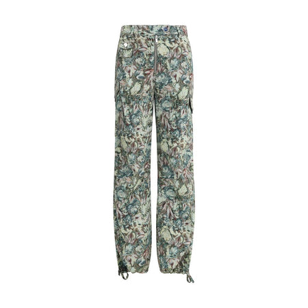 Ganni Multicolor Cotton Casual Pants