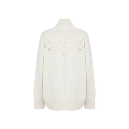Chloé White Wool Sweater