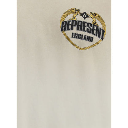 Represent Cream Cotton T-Shirt