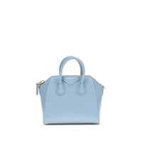 Givenchy Light Blue Calf Leather Bos Taurus Handbag