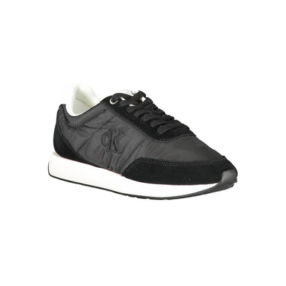 Calvin Klein Black Leather Women Sneaker