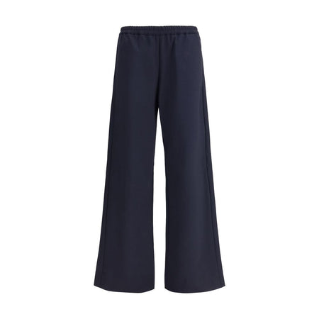 Cruna Blue Cotton Casual Pants