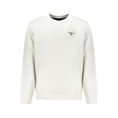Accademia Militare Gray Recycled Cotton Men Sweater