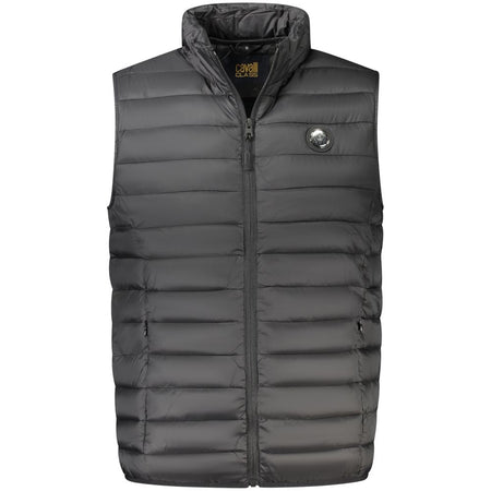 Cavalli Class Black Polyester Men Jacket