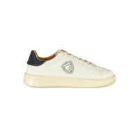 Blauer White Polyester Sneaker