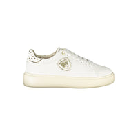 Blauer White Polyester Sneaker