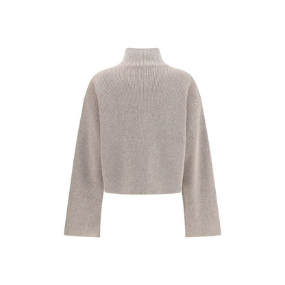 Fabiana Filippi Beige Fleece Wool Coat