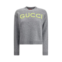 Gucci Gray Wool Sweatshirt