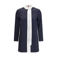 Thom Browne Blue Fleece Wool Casual Dress