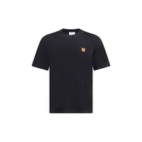 Maison Kitsuné Black Cotton T-Shirt