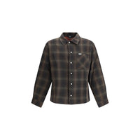 Represent Brown Cotton Pattern Shirt