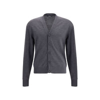 Jacquemus Gray Merino Wool Cardigan