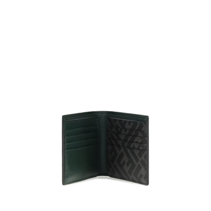 Fendi Black Calf Leather Bos Taurus Wallet