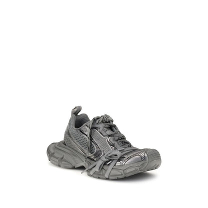 Balenciaga Gray Polyurethane Chunky Sneakers