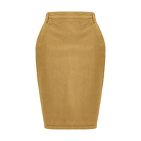 Saint Laurent Beige Denim Skirt