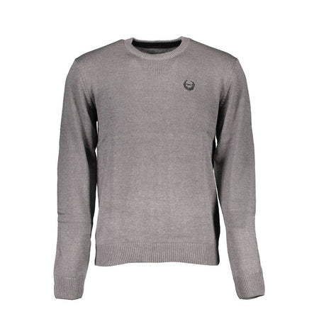 Gianmarco Venturi Gray Cotton Sweater