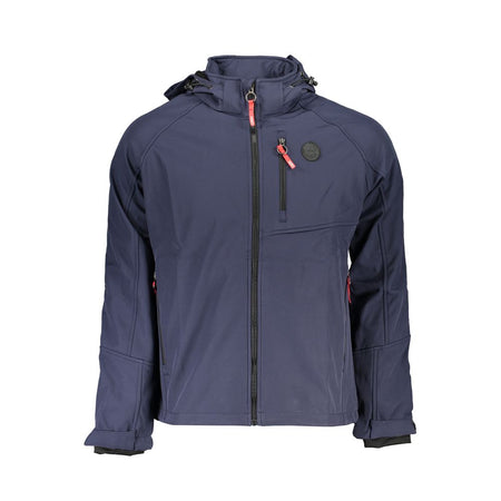Gianmarco Venturi Blue Polyester Jackets & Coat