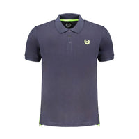 Gianmarco Venturi Blue Cotton Polo Shirt