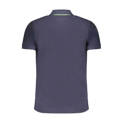 Gianmarco Venturi Blue Cotton Polo Shirt