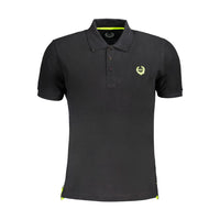 Gianmarco Venturi Black Cotton Polo Shirt