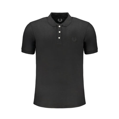 Gianmarco Venturi Black Cotton Polo Shirt