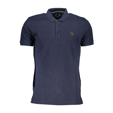 Gianmarco Venturi Blue Cotton Polo Shirt