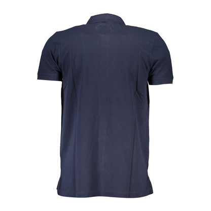Gianmarco Venturi Blue Cotton Polo Shirt