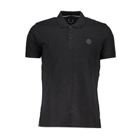 Gianmarco Venturi Black Cotton Polo Shirt