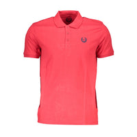 Gianmarco Venturi Red Cotton Polo Shirt