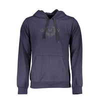 Gianmarco Venturi Blue Cotton Sweatshirt