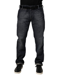 Brian Dales Dark Blue Washed Skinny Men Denim Trouser Jeans