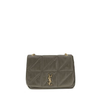 Saint Laurent Green Calf Leather Bos Taurus Shoulder Bag
