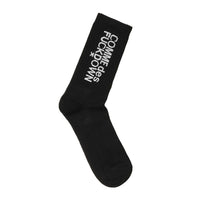 Comme Des Fuckdown Black Cotton Sock