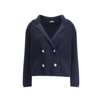 Ella Short Cardigan with hook-and-eye closure